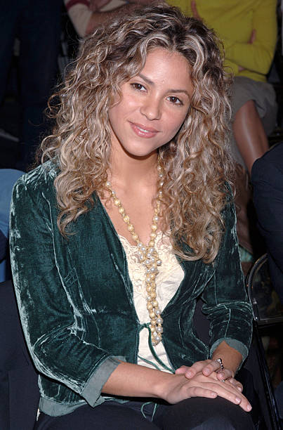 Singer Shakira is thanked for her support of Madrid's 2012 Olympic Bid at Madrid City Hall on May 24, 2005 in Madrid, Spain.