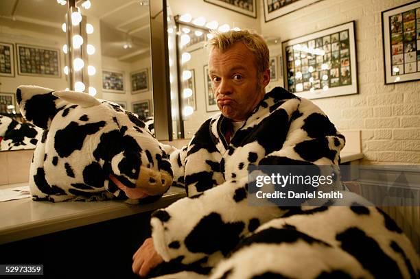 London Tv presenter Graham Norton poses for a Comic Relief photo session Litchfield Studios, Ladbroke Grove, London.