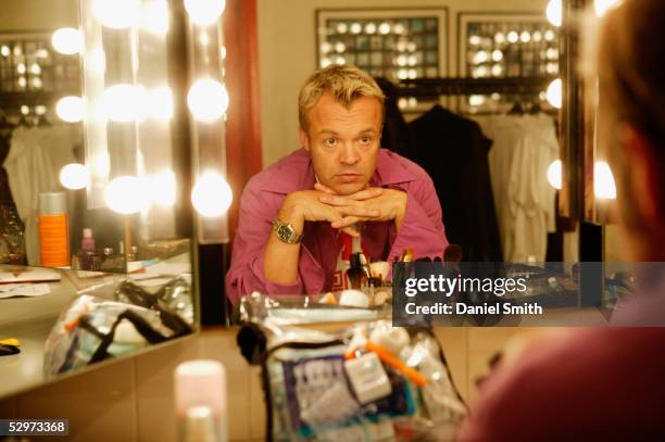 London Tv presenter Graham Norton poses for a Comic Relief photo session Litchfield Studios, Ladbroke Grove, London.