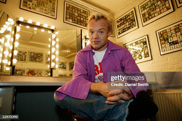London Tv presenter Graham Norton poses for a Comic Relief photo session Litchfield Studios, Ladbroke Grove, London.