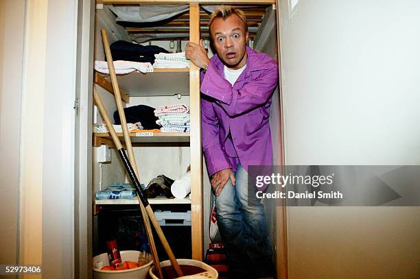 London Tv presenter Graham Norton poses for a Comic Relief photo session Litchfield Studios, Ladbroke Grove, London.