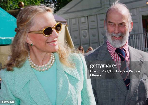 Prince and Princess Michael of Kent attend the press and VIP preview day for the Chelsea Flower Show, one of the highlights of the social calendar at...