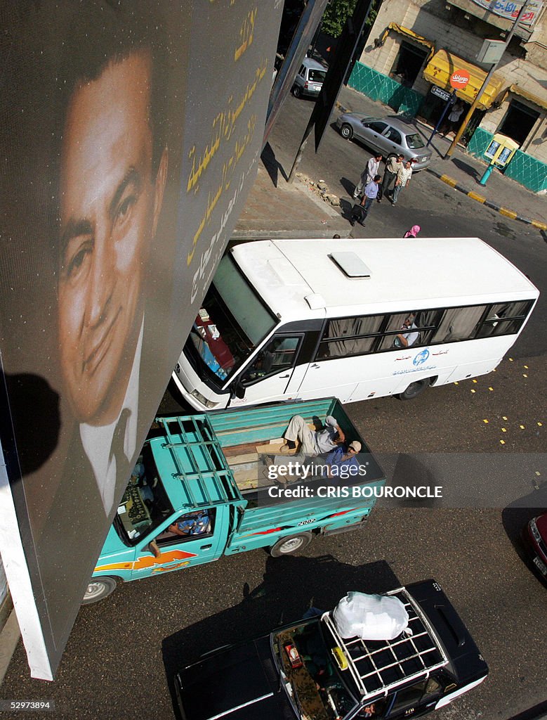 Cars in a main underpath in Cairo pass 2