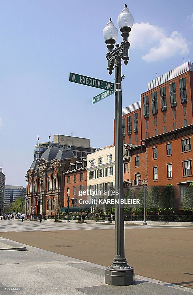 This 19 April, 2005 photo shows a view d