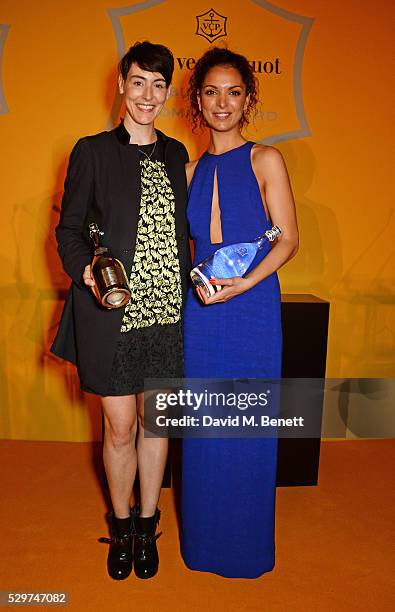 Sarah Wood, winner of the 2016 Veuve Clicquot Business Women Award, and Cassandra Stavrou, winner of the 2016 Veuve Clicquot New Generation Award,...