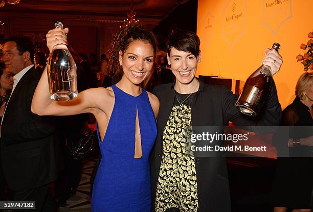 Cassandra Stavrou, winner of the 2016 Veuve Clicquot New Generation Award, and Sarah Wood, winner of the 2016 Veuve Clicquot Business Women Award,...