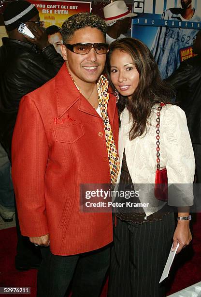 Actor Nick Turturro and wife Lissa Espinosa attend a special screening of "The Longest Yard" May 24, 2005 in New York City.