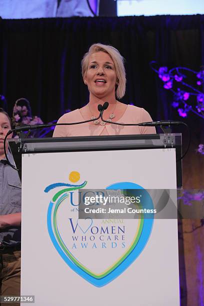 Author Jenny Long attends the 15th Annual Women Who Care luncheon benefiting United Cerebral Palsy of New York City at Cipriani on May 9, 2016 in New...