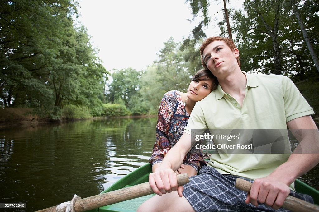 Couple in a Rowboat