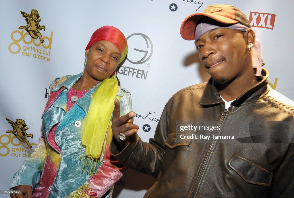 Recording artists Rah Digga and her husband Young Zee pose for photos  News Photo - Getty Images