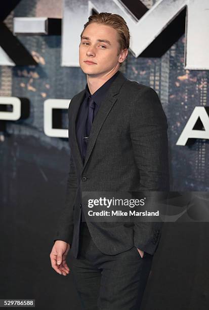 Ben Hardy attends a Global Fan Screening of "X-Men Apocalypse" at BFI IMAX on May 9, 2016 in London, England.