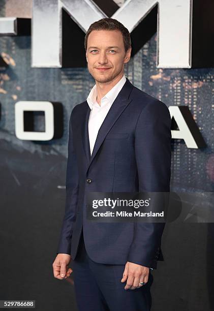 James McAvoy attends a Global Fan Screening of "X-Men Apocalypse" at BFI IMAX on May 9, 2016 in London, England.