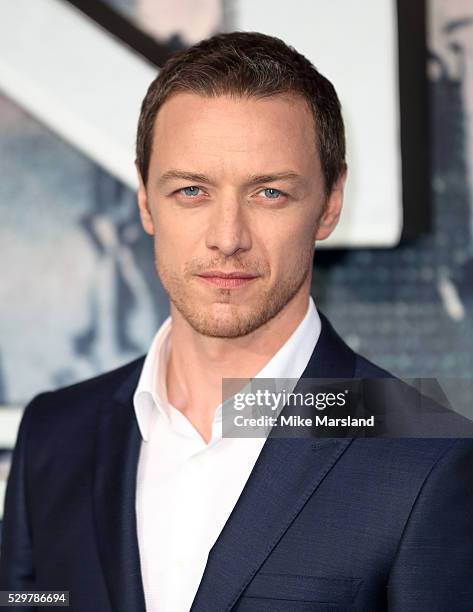 James McAvoy attends a Global Fan Screening of "X-Men Apocalypse" at BFI IMAX on May 9, 2016 in London, England.