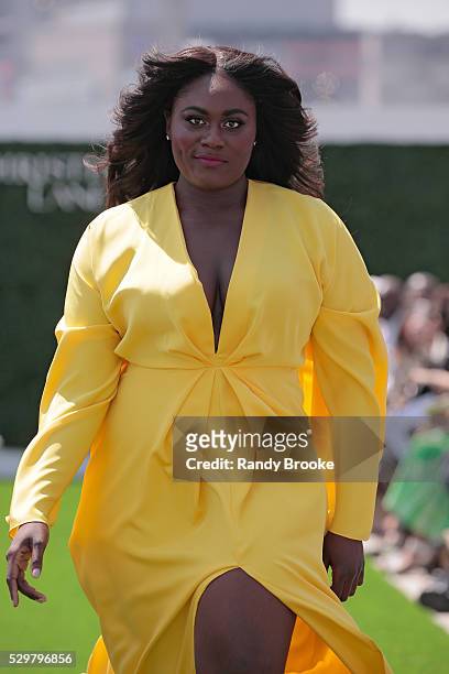 Danielle Brooks walks the runway during the Christian Siriano x Lane Bryant Runway Show at United Nations on May 9, 2016 in New York City.