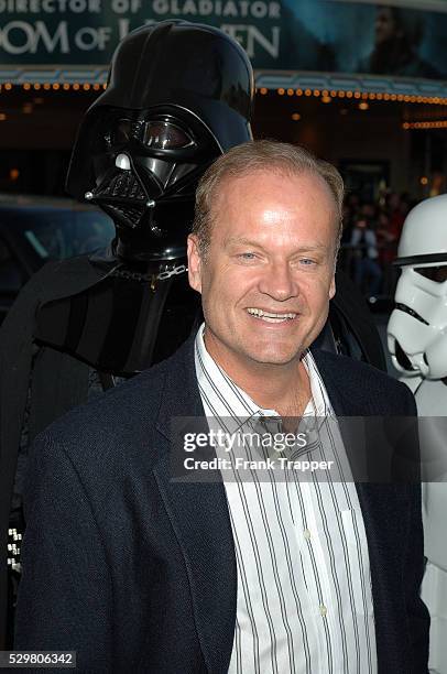 Kelsey Grammer arrives at the charity premiere of "Star Wars: Episode III - Revenge of the Sith," a benefit for "Artists for a New South Africa" and...