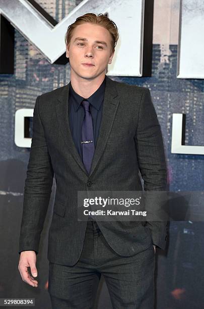 Ben Hardy attends a Global Fan Screening of "X-Men Apocalypse" at BFI IMAX on May 9, 2016 in London, England.