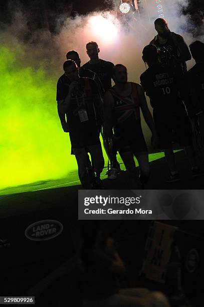 Competitors during the Invictus Games Orlando 2016 Rowing Finals at the ESPN Wide World of Sports complex on May 9, 2016 in Lake Buena Vista, Florida.