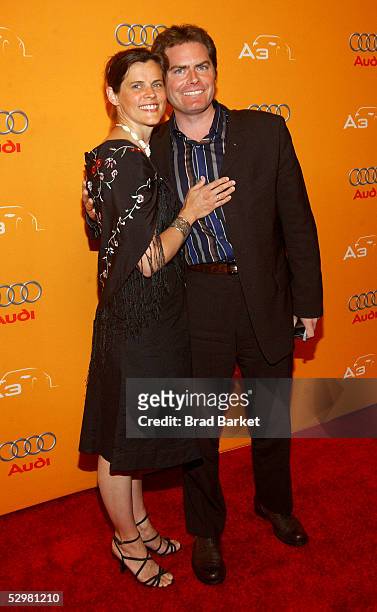 Director Kristina Higgins and Director of Marketing, Audi Stephen Berkov arrive to AFI Fest And Audi's "Wrap Party" For Emerging Filmmakers at Audi...