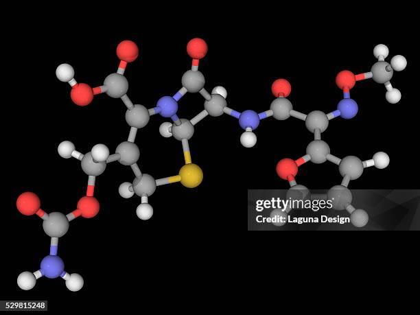 cefuroxime drug molecule - cephalosporin stock pictures, royalty-free photos & images