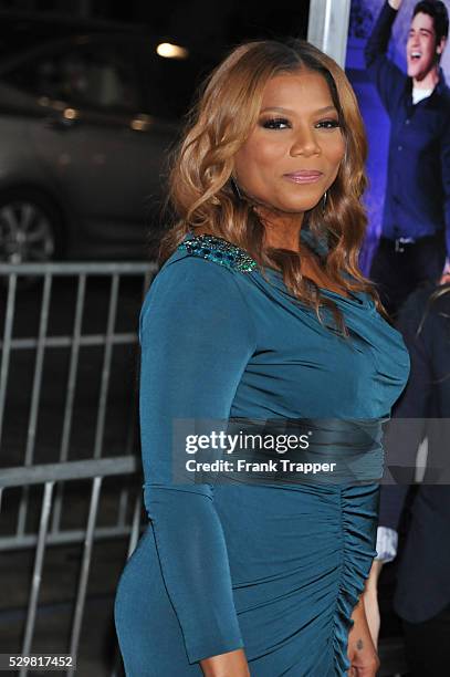 Actress Queen Latifah arrives at the world premiere of "Joyful Noise" held at Grauman's Chinese Theater in Hollywood.