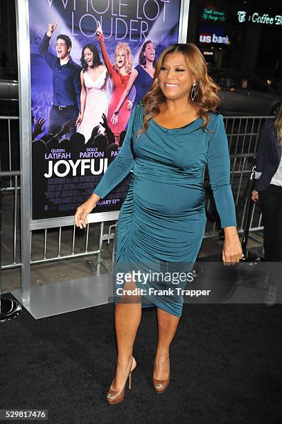 Actress Queen Latifah arrives at the world premiere of "Joyful Noise" held at Grauman's Chinese Theater in Hollywood.