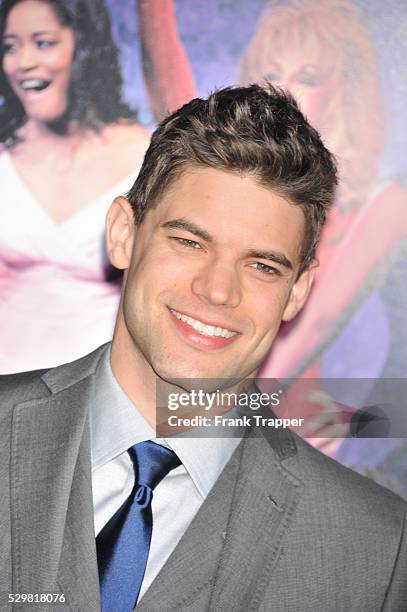 Actor Jeremy Jordan arrives at the world premiere of "Joyful Noise" held at Grauman's Chinese Theater in Hollywood.