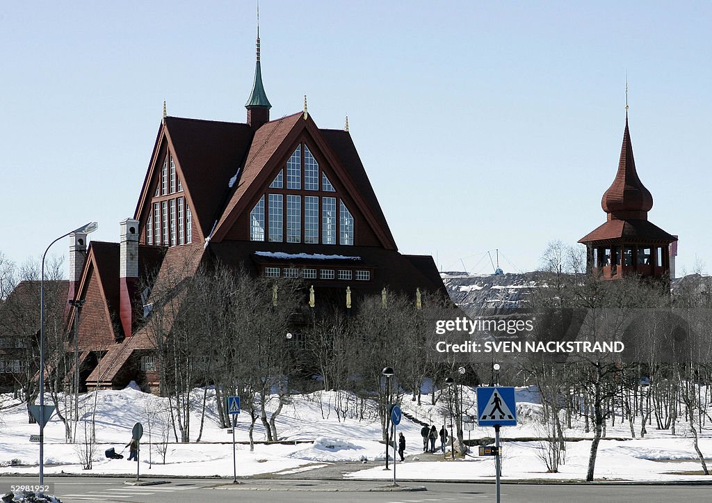 TO GO WITH AFP STORY-"Lappland town move