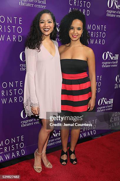 Karissa Royster and Lisa LaTouche attend the 16th Annual Monte Cristo Award ceremony honoring George C. Wolfe presented by The Eugene O'Neill Theater...
