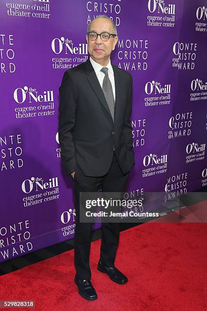 Honoree George C. Wolfe attends the 16th Annual Monte Cristo Award ceremony honoring George C. Wolfe presented by The Eugene O'Neill Theater Center...