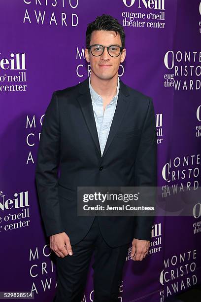 Actor Preston Sadleir attends the 16th Annual Monte Cristo Award ceremony honoring George C. Wolfe presented by The Eugene O'Neill Theater Center at...