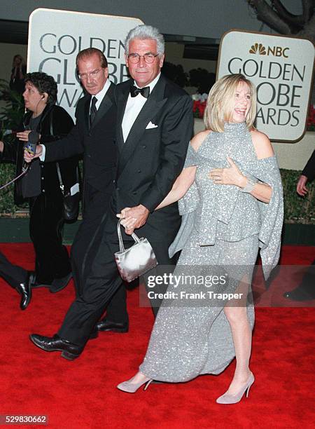 Arrival of Barbra Streisand with husband James Brolin.