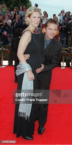 Arrival of Barry Pepper and his wife Cindy.
