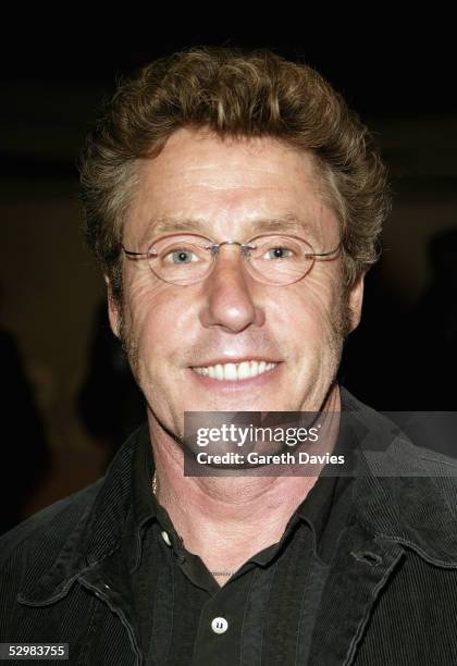 Musician Roger Daltrey arrives at the 50th Ivor Novello Awards at Grosvenor House on May 26, 2005 in London. The music awards honour songwriters,...