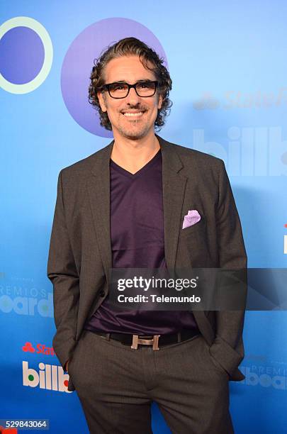 Press Conference -- Pictured: Miguel Varoni at the Press Conference for the 2014 Billboard Latin Music Awards, presented by State Farm from Miami,...