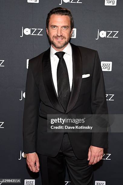Gala Performer Raul Esparza attends the Jazz at Lincoln Center 2016 Gala "Jazz and Broadway" honoring Diana and Joe Dimenna and Ahmad Jamal at...