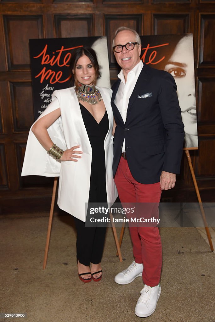 Ally And Tommy Hilfiger Celebrate The Launch Of Ally's Book, "Bite Me"