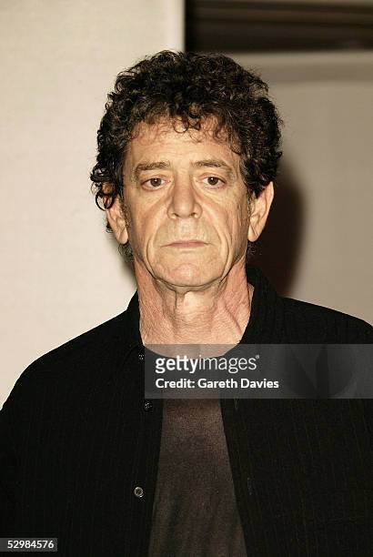 Musician Lou Reed arrives at the 50th Ivor Novello Awards at Grosvenor House on May 26, 2005 in London. The music awards honour songwriters,...