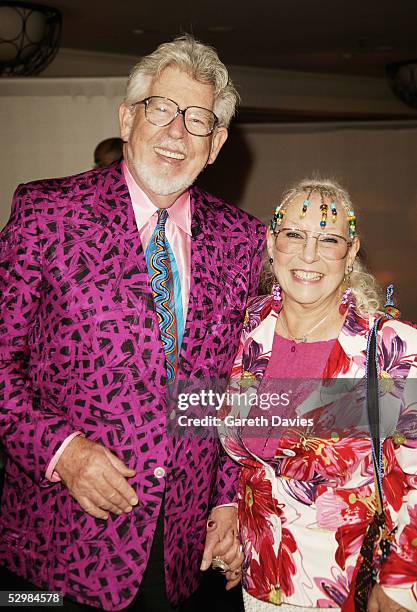 Musician Rolf Harris and his wife Alwen arrive at the 50th Ivor Novello Awards at Grosvenor House on May 26, 2005 in London. The music awards honour...