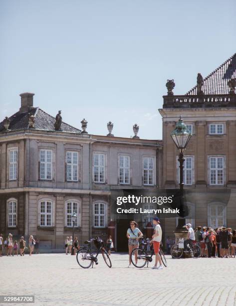amalienborg in copenhagen - amalienborg palace stock pictures, royalty-free photos & images
