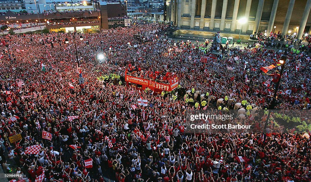 Liverpool Celebrate Champions League Victory With Parade