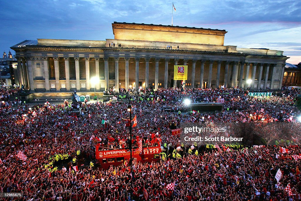 Liverpool Celebrate Champions League Victory With Parade