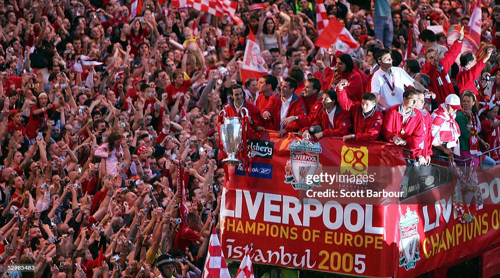 Liverpool Celebrate Champions League Victory With Parade