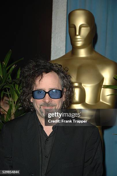 Oscar�� nominee director Tim Burton arrives at the 78th Annual Academy Awards�� Nominees Luncheon, held at the Beverly Hilton Hotel. Oscar��...