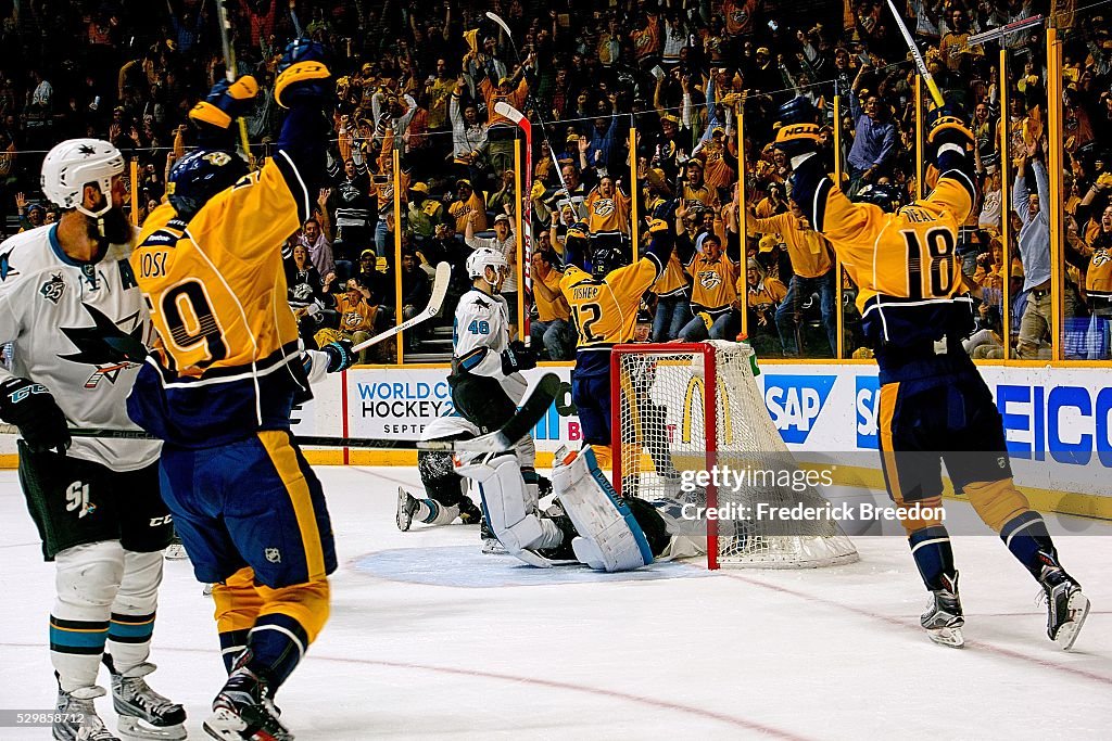 San Jose Sharks v Nashville Predators - Game Six