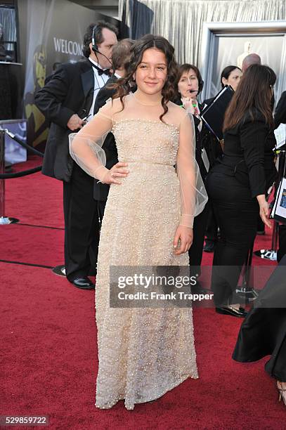 Actress Amara Miller arrives at the 84th Academy Awards��, held at the Hollywood & Highland Center�� in Hollywood.