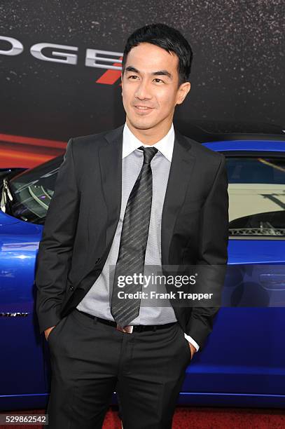 Actor Joe Taslim arrives at the premiere of Fast & Furious 6 held at Universal CityWalk and Gibson Amphitheater, Universal Studios Hollywood.