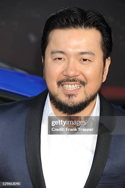 Director-Executive Producer Justin Lin arrives at the premiere of Fast & Furious 6 held at Universal CityWalk and Gibson Amphitheater, Universal...
