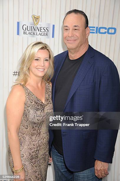 Personality Jon Taffer and wife Nicole arrive at Spike TV's Guys Choice Awards 2013 held at Sony Pictures Studios.