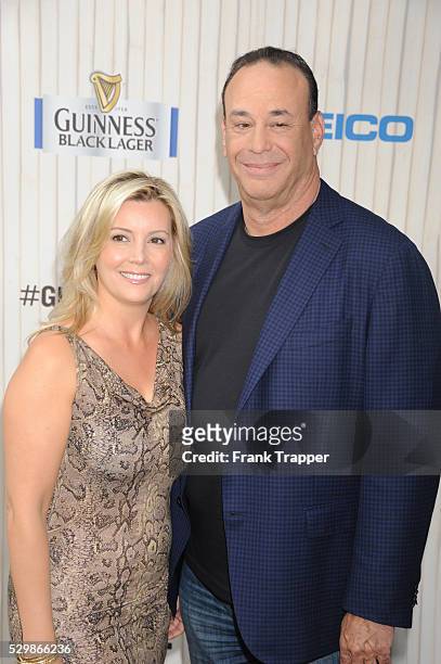 Personality Jon Taffer and wife Nicole arrive at Spike TV's Guys Choice Awards 2013 held at Sony Pictures Studios.