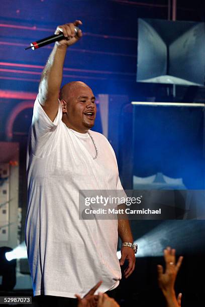 Fat Joe performs as MTV2 Presents "$2 Bill" Concert With Fat Joe & Friends on May 26, 2005 at The Vic Theater in Chicago, Illinois. The shows are...